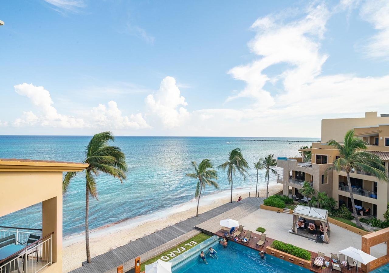 Condo Surf 405 - Luxury Oceanview Beachfront 3 Bedroom With Gym - At El Faro Condos Playa del Carmen Exteriör bild